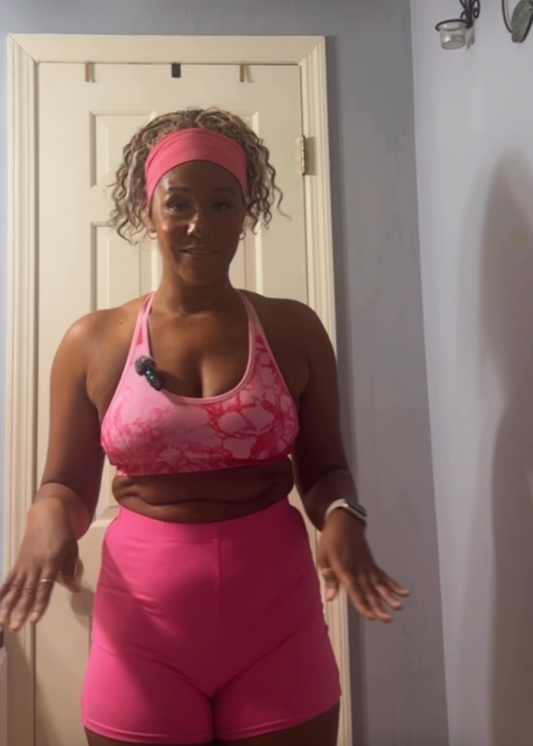 Candice before starting the FITLY program